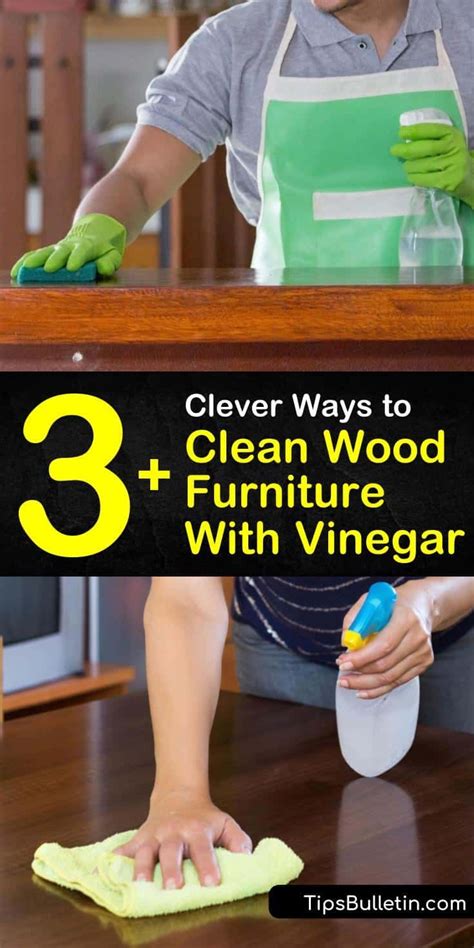 3+ Clever Ways to Clean Wood Furniture With Vinegar | Cleaning wood, Cleaning wood furniture ...
