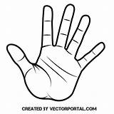 Hand palm  How To draw hands Silhouette sketch template