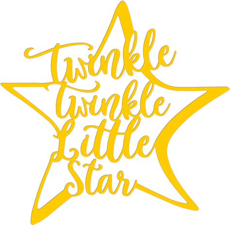 Twinkle Twinkle Little Star Clip Art Star Shape Png T - vrogue.co