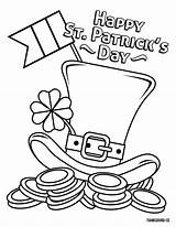 6 Printable Whimsical St Patricks Day coloring Pages For Kids sketch template