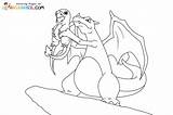 Charizard Coloring Page sketch template