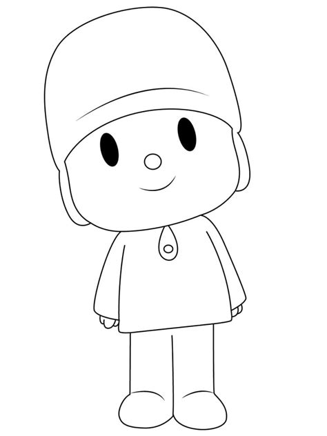 Cute Pocoyo Printable coloring page - Download, Print or Color Online ...