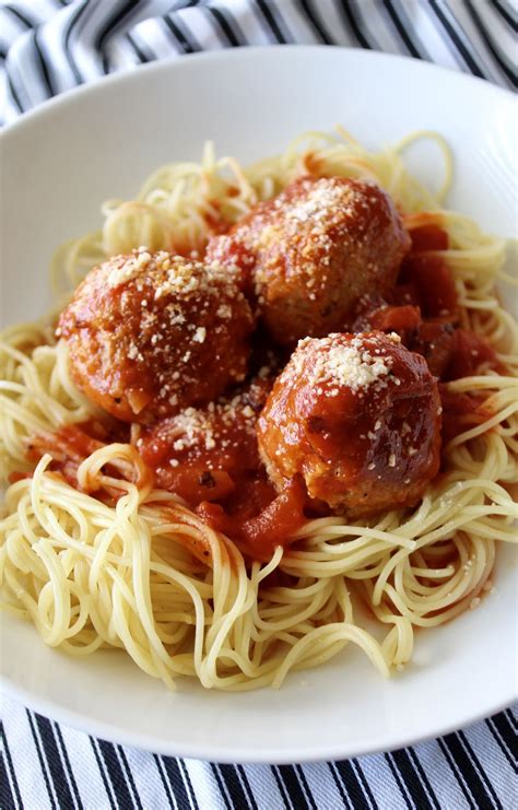 Italian Turkey Meatballs with Tomato Sauce in 2020 | Italian turkey meatballs, Turkey meatballs ...