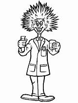 Scientist People Coloring Pages & coloring Book sketch template