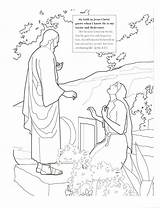 Jesus Resurrection Coloring Sheet Pages sketch template