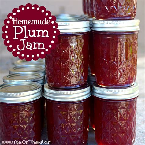 Homemade Plum Jam Recipe - Mom On Timeout