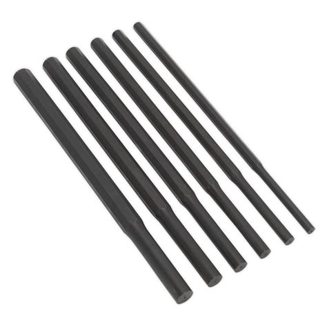 Parallel Pin Punch Set 6pc Heavy-Duty Metric - Huttie