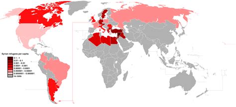 Where Syrian refugees are around the world - Vivid Maps