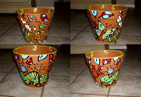 Terracotta Pot Painting by Kuitsuku on DeviantArt