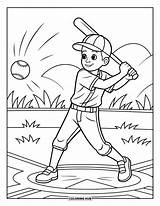140  Dibujos De Béisbol Para Colorear Niños Y Adultos PDFs Gratis sketch template