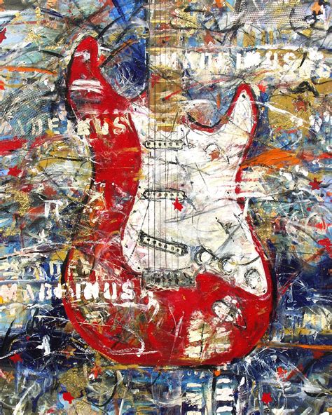 Guitar Painting | Guitar art, Musical art, Art