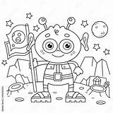 Printable Alien Coloring Pages For Kids Cool2bkids sketch template