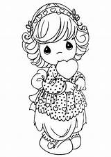 Doll Coloring Pages sketch template