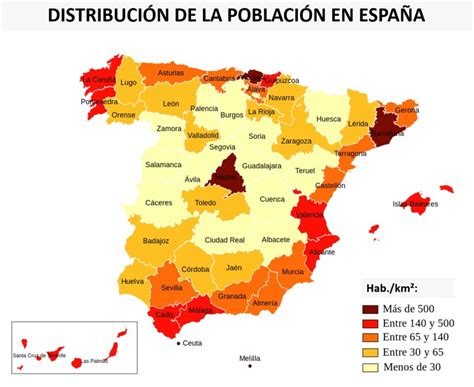 Provincias de España por población (actualizado a 2019) - Saber es práctico