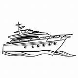 Yacht Coloring Page · Creative Fabrica sketch template