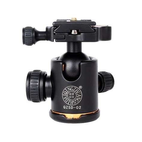 QZSD Q02 10KG Load Panoramic Swivel Tripod Ball head 1/4 Screw Mount ...