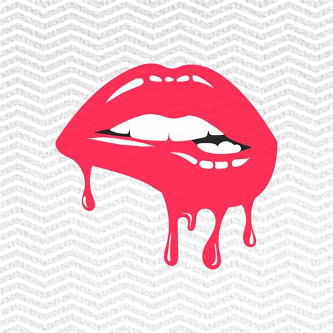 Cricut Svg Cut Dripping Lips Svg Free Cute Svg Cut File Free For Cricut ...