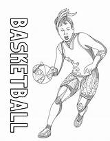 Free Basketball Coloring Pages For Kids And Adults sketch template