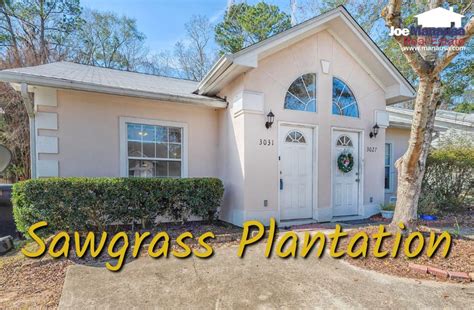 Tallahassee Sawgrass Plantation • Listings & Real Estate October 2023