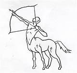 Centaur Coloring Page sketch template