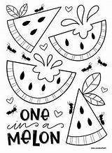 Watermelon coloring Page By Mrs Arnolds Art Room  TPT sketch template