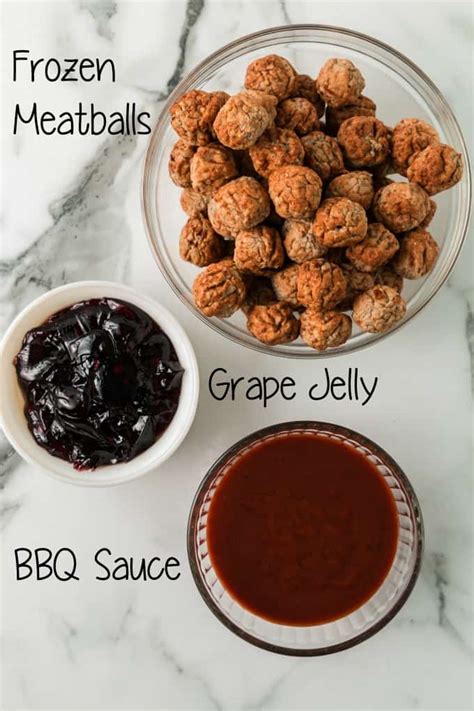 Grape Jelly Meatballs {3-Ingredients} - Princess Pinky Girl