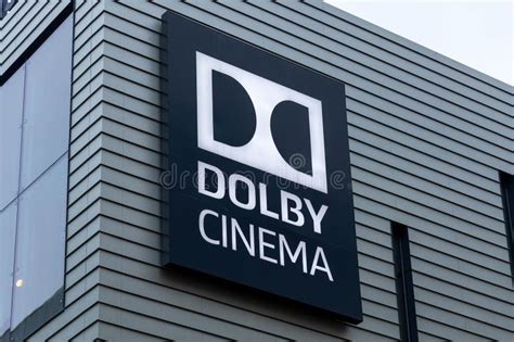 Dolby Cinema logo sign. editorial photography. Image of emblem - 304909327