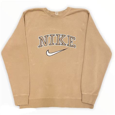 Nike Crewneck Nike sweatshirt Oversized Embroidered | Etsy