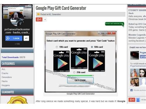 Google Play Gift Card Generator