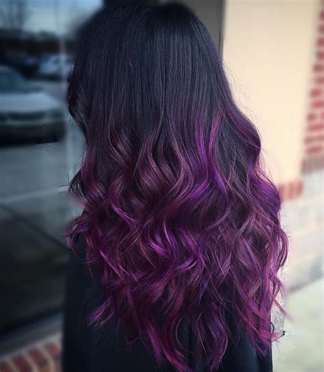 Purple Ombre Hair Ideas: Plum, Lilac, Lavender and Violet Hair Colors