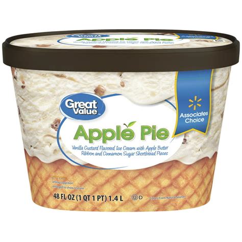 Great Value Apple Pie Ice Cream, 48 fl oz - Walmart.com - Walmart.com