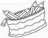 Pencil Case Coloring Page Clipart Jpg Clipartix  Vrogueco sketch template