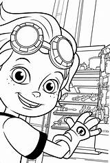 Rusty Rivets Coloring Pages sketch template