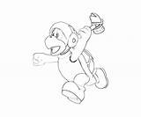 Hammer Bro Coloring Page  Free Super Mario Pages sketch template