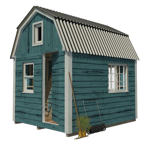 Gambrel Roof Shed Plans
