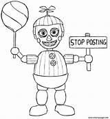Fnaf All Animatronics  Free Coloring Pages sketch template