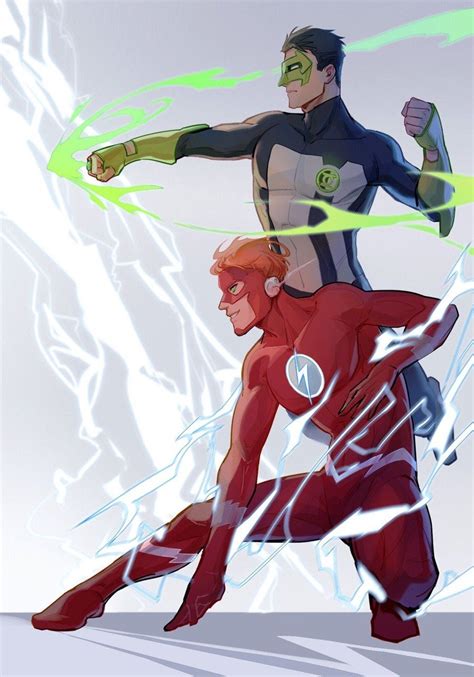 [Fan Art] Green Lantern/Flash: Faster Friends by Pevi029 : r/DCcomics