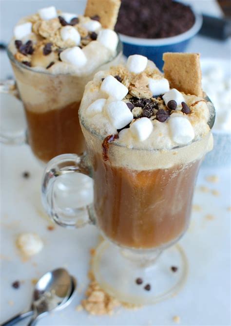 S'mores A&W Root Beer Floats - A Cedar Spoon