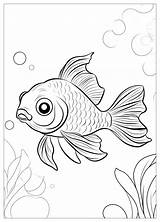Goldfish Coloring Pages  Fun And Educational Activities For Kids sketch template
