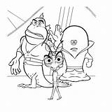 Monsters Vs Aliens Coloring Pages sketch template