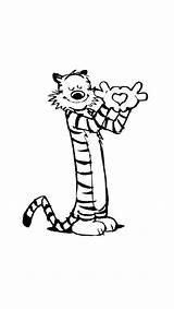 Calvin Hobbes Printable Coloring Pages sketch template