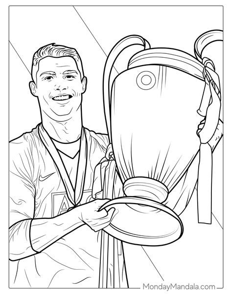 20 Ronaldo Coloring Pages (Free PDF Printables) | Coloring pages ...