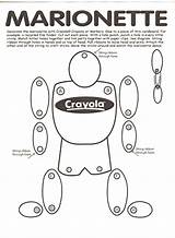 Marionette Coloring Pages sketch template