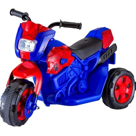 Kid Trax Toddler Marvel Spider-Man Electric Motorcycle Ride On Toy ...