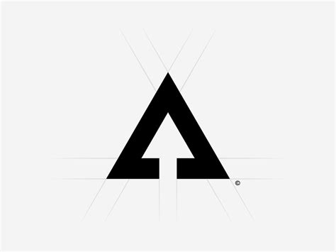 A / Arrow | Arrow design logo, Geometric logo, Arrow logo