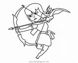 Archer Clash Of Clans Coloring Page For Kids  Free The sketch template