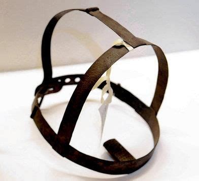 A SCOLD’S BRIDLE from the National Museum of Ireland's collections. 'These medieval torture ...