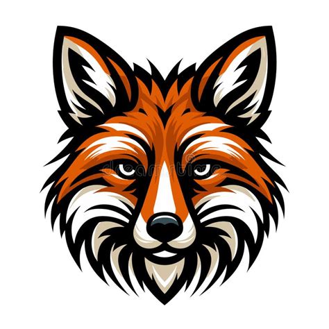 Wild Animal Red Fox Vulpa Head Face Design Vector, Zoology Illustration, Foxy Flat Design ...