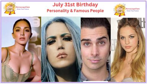 People Born on July 31 Personality, Love, Career and Health