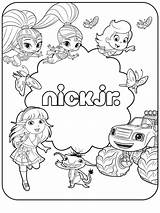 Nickelodeon Coloring Pages Pdf To Print  Coloringfoldercom sketch template